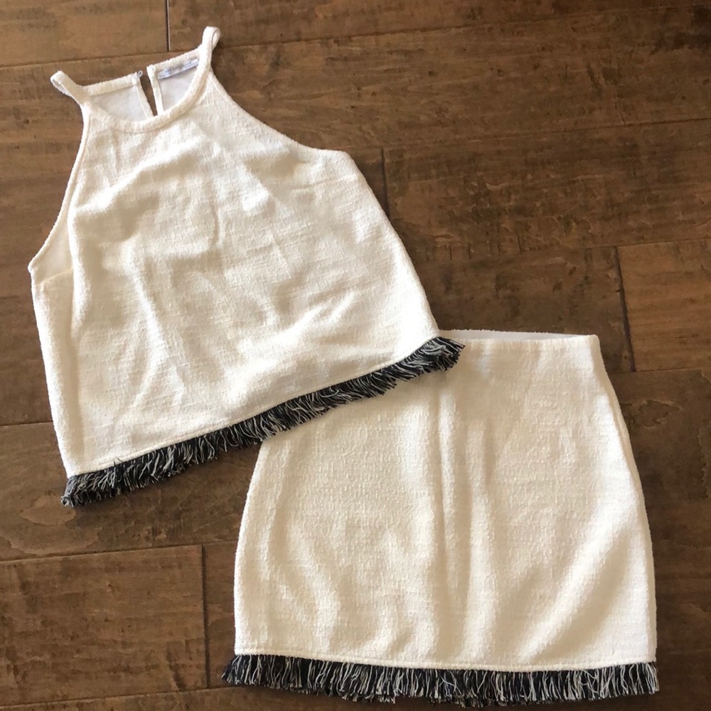 Zara Two Piece Top and Skirt